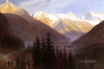 Bierstadt Malerei - Sonnenaufgang am Glacier Station Albert Bierstadt